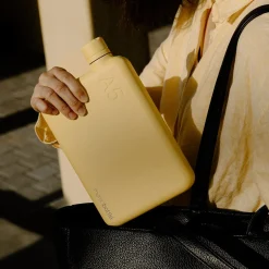 A5 Butter Yellow Stainless Steel Drink Bottle