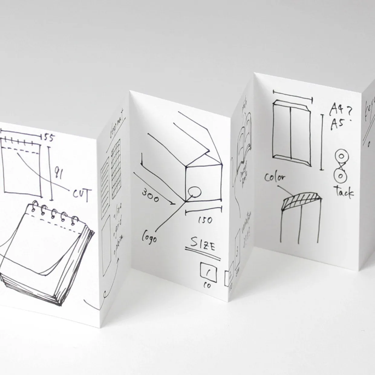 Accordion Notebook Memo
