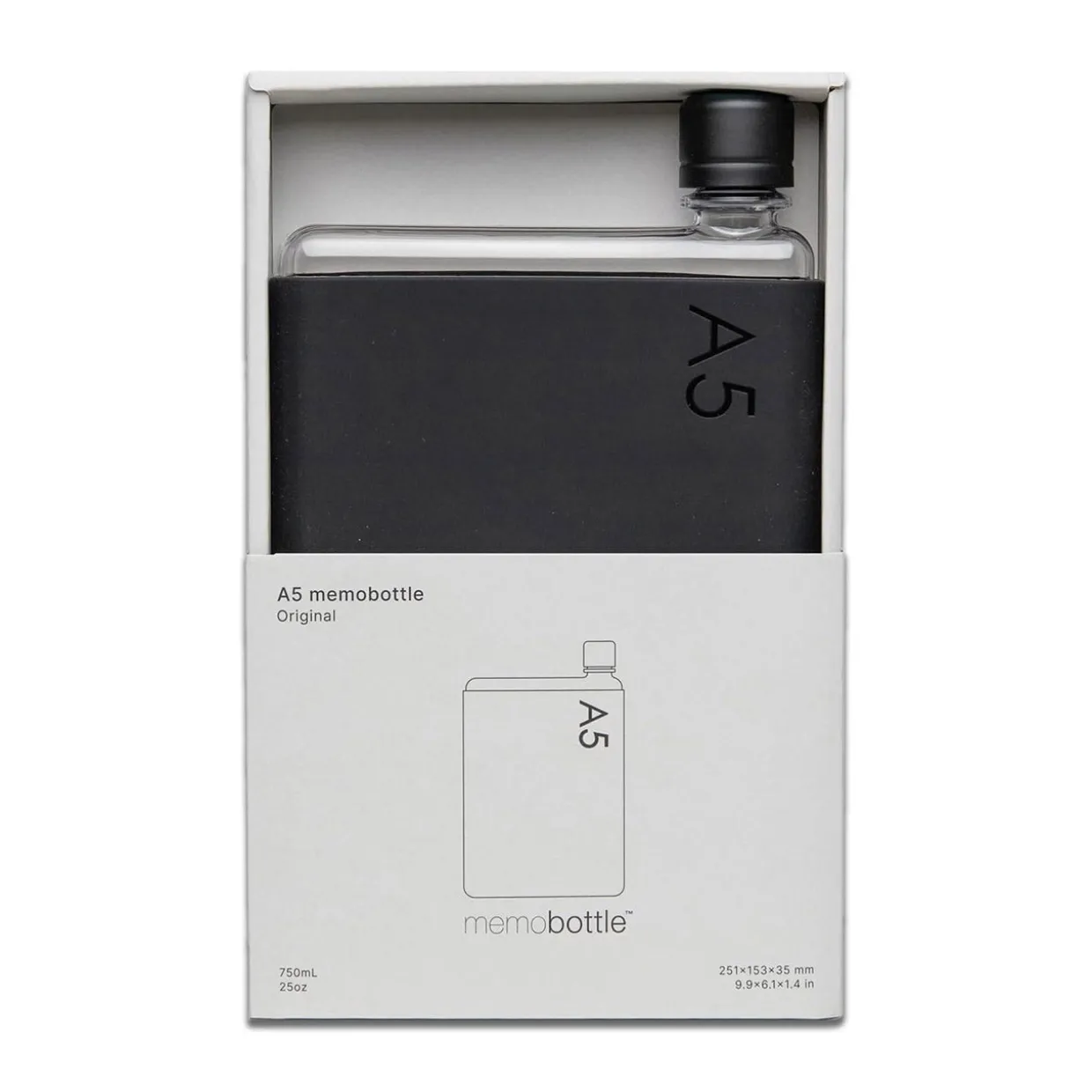 A5 Drink Bottle with Black Ink Sleeve Bundle