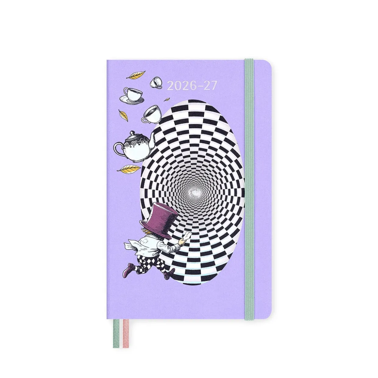 2026-27 Alice in Wonderland 18 Month Weekly Notebook Hard Cover Diary Large