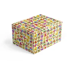 Alphabet Wrapping Sheet