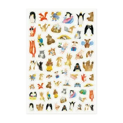 Animal Decoration Stickers Single Sheet