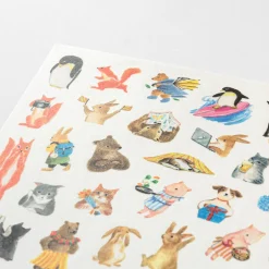 Animal Decoration Stickers Single Sheet