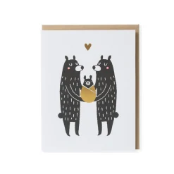 Baby Black Bear Greeting Card