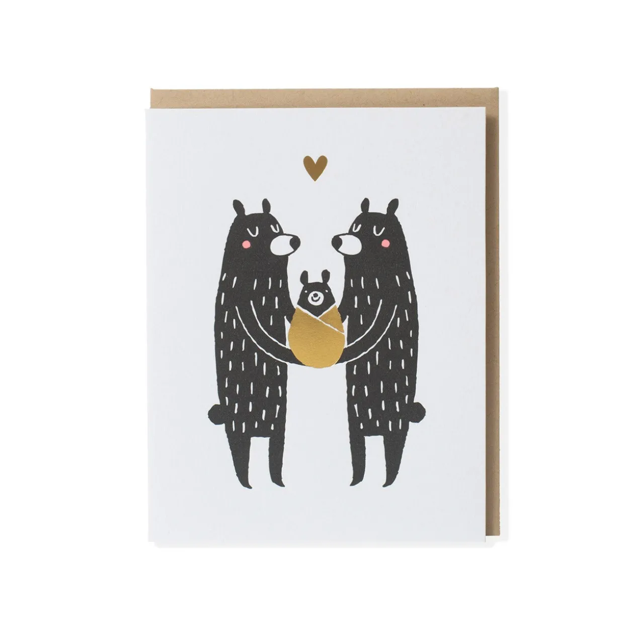 Baby Black Bear Greeting Card