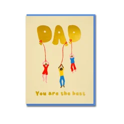 Balloon Dad Greeting Card