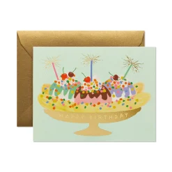 Banana Split Birthday Card