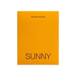 Birthday Forecast: SUNNY Greeting Card