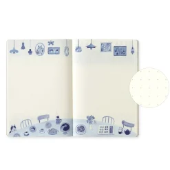 Blue Nordic Notebook B6