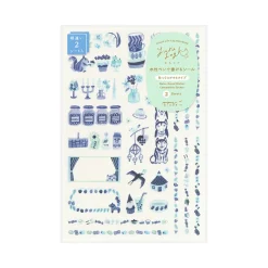 Blue Nordic Sticker Sheets Set of 2