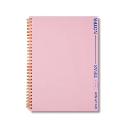 Blush Spiral Notebook Ruled B5