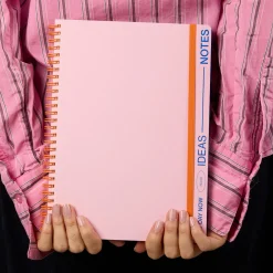 Blush Spiral Notebook Ruled B5