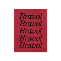 Bravo Greeting Card