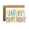 Brushstroke Birthday Greeting Card