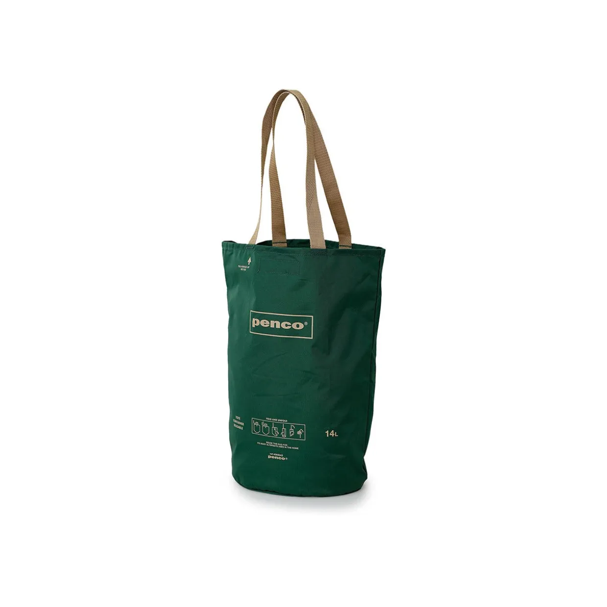 Bucket Tote Dark Green