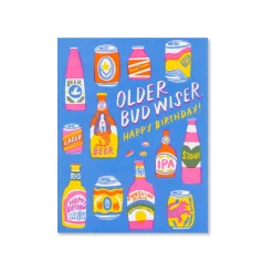 Bud Wiser Birthday Greeting Card