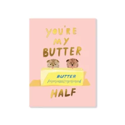 Butter Half Greeting Card