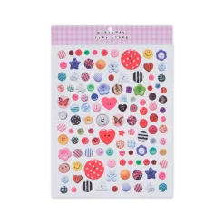 Buttons Sticker Sheet