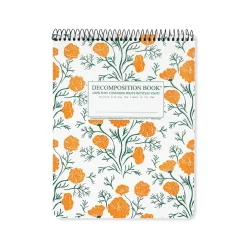California Poppies Large Spiral Notepad