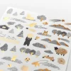 Camouflage Forest Decorative Sticker Sheet