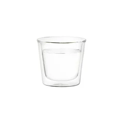Cast Double Wall Rock Glass