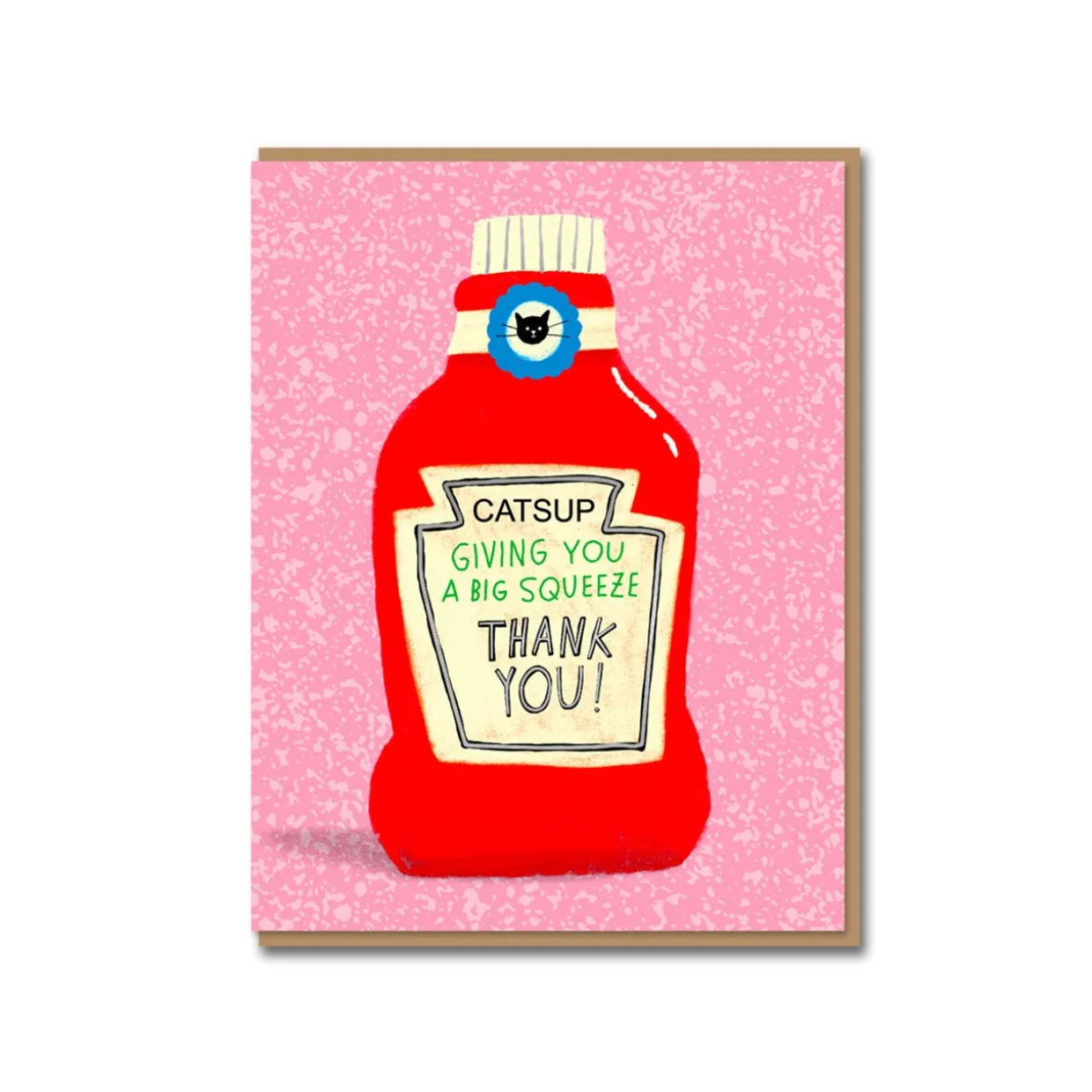 Catsup Greeting Card
