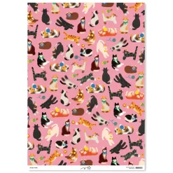 Cats Wrapping Sheet