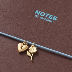 Chestnut and Ink Red Notebook