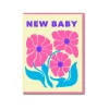 Chrysanthemum New Baby Greeting Card