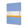 Classic Extra Large Soft Cover Notebook Ruled Hydrangea Blue