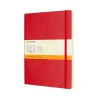 Classic Extra Large Soft Cover Notebook Ruled Scarlet Red