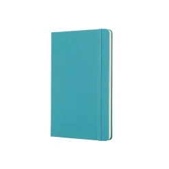 Classic Large Hard Cover Notebook Plain Reef Blue