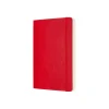 Classic Large Soft Cover Expanded Notebook Ruled Scarlet Red