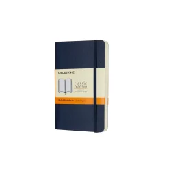 Classic Pocket Soft Cover Notebook Sapphire Blue Ruled