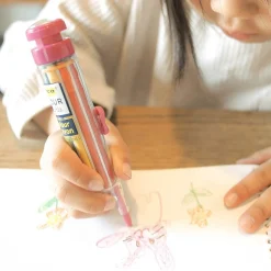 8 Colour Crayon Pen