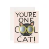 Cool Cat Greeting Card