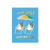 Cool Poodles Greeting Card