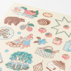 Country Motif Journal Stickers