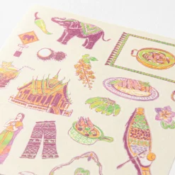 Country Motif Journal Stickers