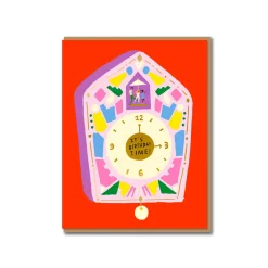 Cuckoo Clock Greeting Card