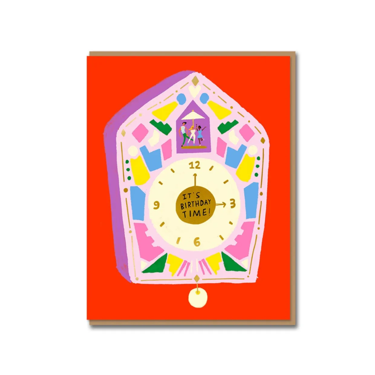 Cuckoo Clock Greeting Card