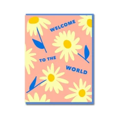 Daisies Welcome to the World Greeting Card