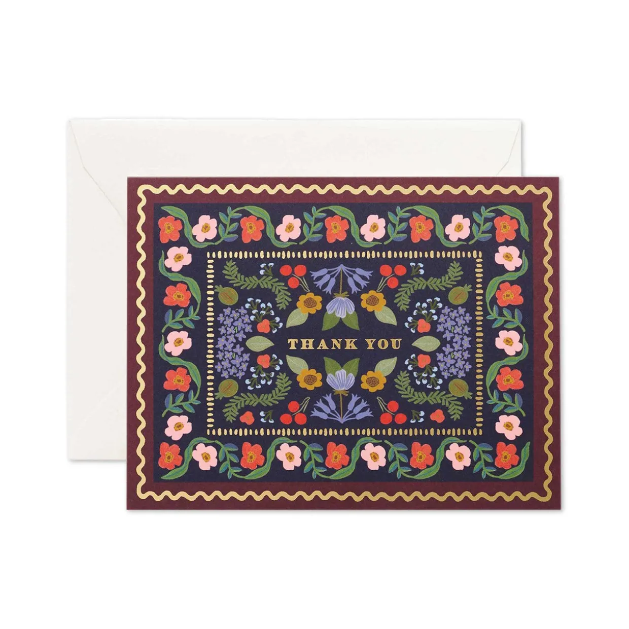 Delphine Thank You Greeting Card