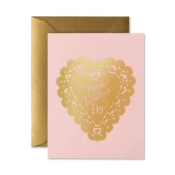 Doily Valentine Greeting Card
