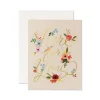 Floral Here For You Greeting Card
