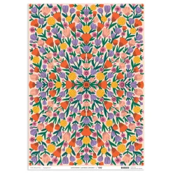 Floral Reflection Wrapping Sheet