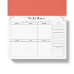 Folklore Birds Weekly Desk Planner A5