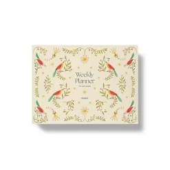 Folklore Birds Weekly Desk Planner A5
