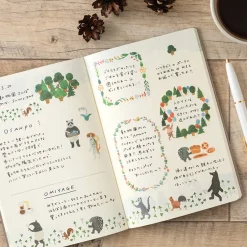 Forest Animal Decoration Sticker Sheets Set of 2