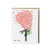 For You Flowers Bunny Greeting Card